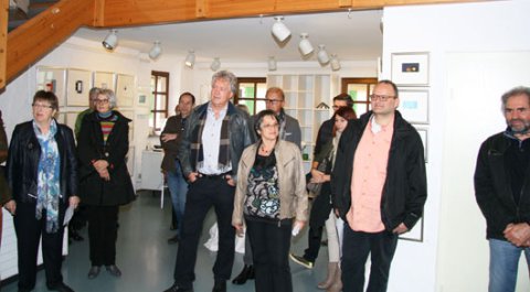 Impressionen der Vernissage von Volker Kühn