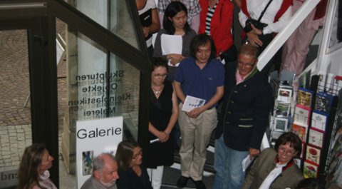 Impressionen der Vernissage von Xi Yongqin