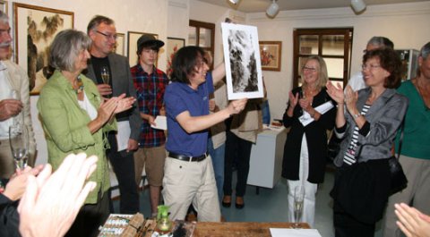 Impressionen der Vernissage von Xi Yongqin