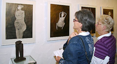 Impressionen der Vernissage von Renate Gries-Fahrbach
