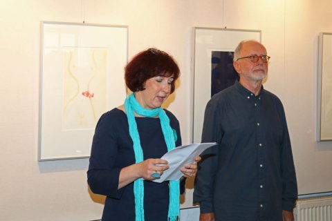 Impressionen der Vernissage von Dieter Gilfert am 07.10.2018