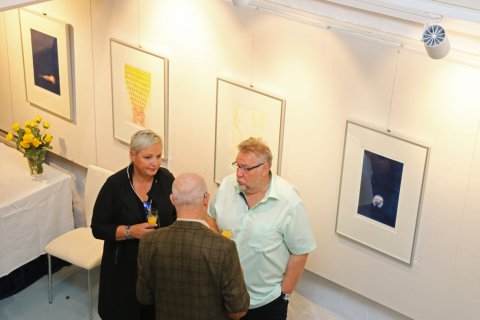 Impressionen der Vernissage von Dieter Gilfert am 07.10.2018