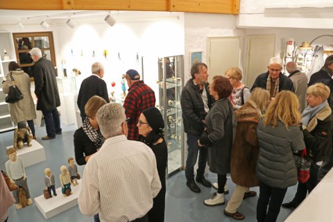 Impressionen der Vernissage von Peter Hermann am 23.11.2018