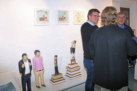 Impressionen der Vernissage von Peter Hermann am 23.11.2018
