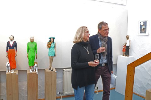 Impressionen der Vernissage von Peter Hermann am 23.11.2018