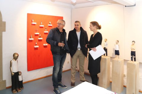 Impressionen der Vernissage von Peter Hermann am 23.11.2018