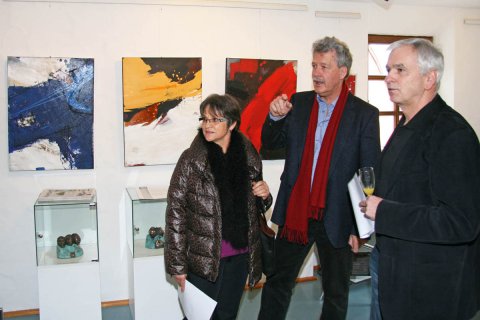 Impressionen der Finissage von Gerhard Lämmlin am 17.02.2013