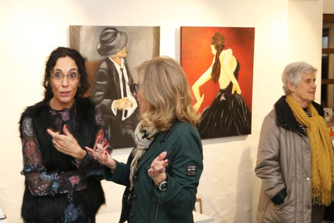Impressionen der Vernissage von Anna Musardo am 01.02.2019