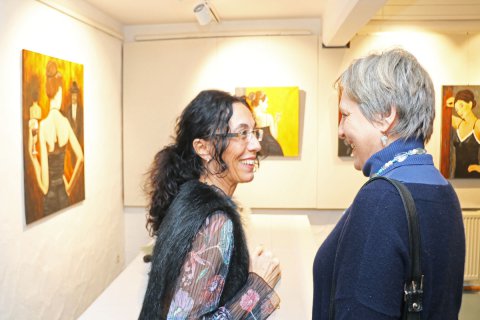 Impressionen der Vernissage von Anna Musardo am 01.02.2019