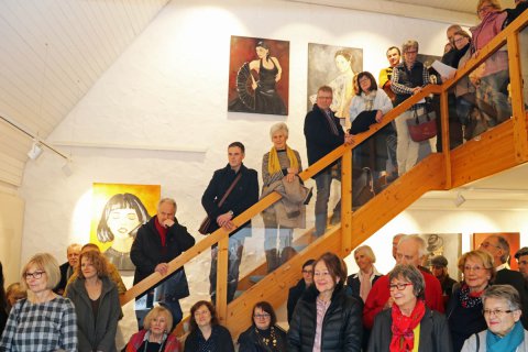 Impressionen der Vernissage von Anna Musardo am 01.02.2019