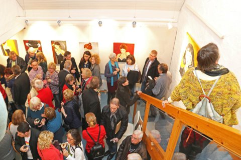 Impressionen der Vernissage von Anna Musardo am 01.02.2019