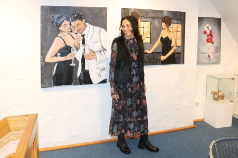 Impressionen der Vernissage von Anna Musardo am 01.02.2019