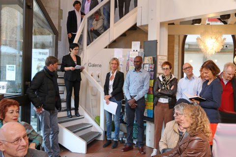 Impressionen der Vernissage von Stanford Fata am 07.04.2019