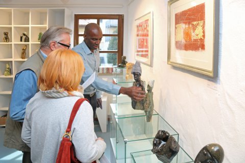 Impressionen der Vernissage von Stanford Fata am 07.04.2019