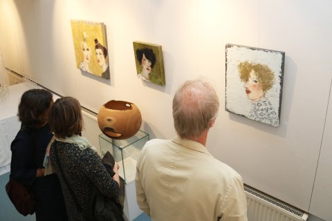Impressionen der Vernissage von Marlis Albrecht am 29.09.2019