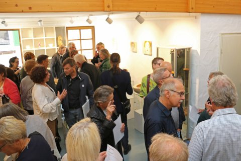 Impressionen der Vernissage von Marlis Albrecht am 29.09.2019