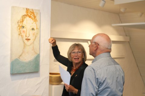 Impressionen der Vernissage von Marlis Albrecht am 29.09.2019