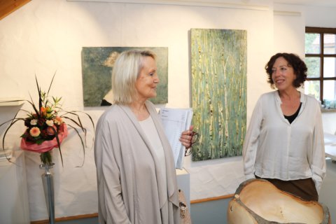 Impressionen der Vernissage von Marlis Albrecht am 29.09.2019