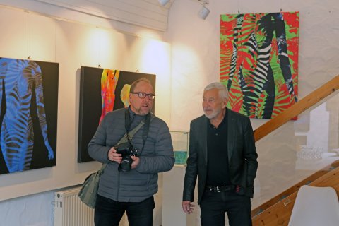 Impressionen der Vernissage von Jürgen Bischoff am 26.02.2023