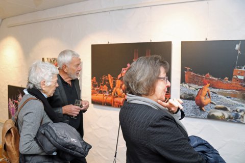 Impressionen der Vernissage von Jürgen Bischoff am 26.02.2023