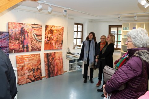 Impressionen der Vernissage von Jürgen Bischoff am 26.02.2023