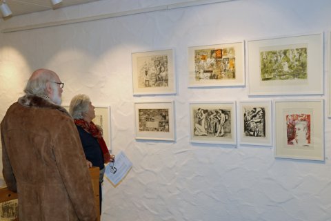 Impressionen der Vernissage von Günter Schöllkopf am 19.01.2020