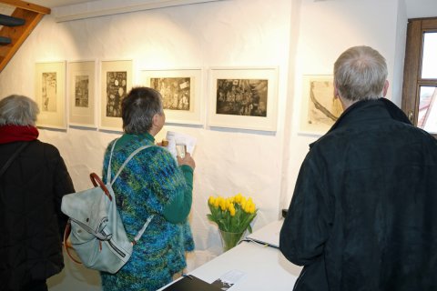 Impressionen der Vernissage von Günter Schöllkopf am 19.01.2020