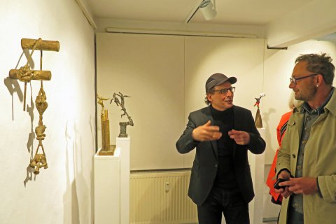 Impressionen der Vernissage von Andreas Futter am 21. April 2024