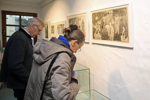 Impressionen der Vernissage von Günter Schöllkopf am 19.01.2020