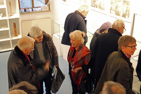 Impressionen der Vernissage von Günter Schöllkopf am 19.01.2020