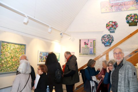 Impressionen der Vernissage von Renate Busse am 25. Februar 2024