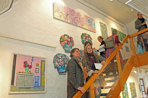 Impressionen der Vernissage von Renate Busse am 25. Februar 2024