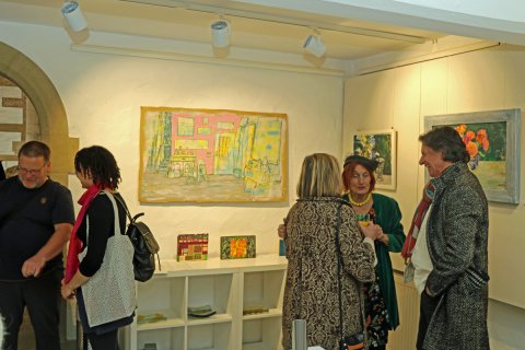 Impressionen der Vernissage von Renate Busse am 25. Februar 2024