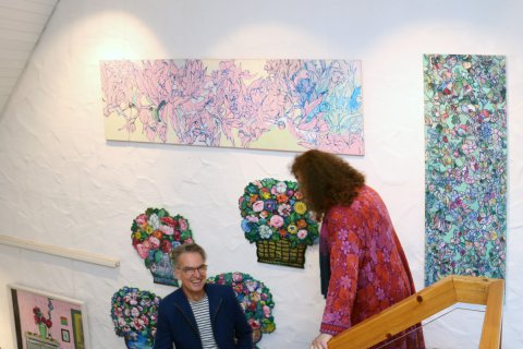 Impressionen der Vernissage von Renate Busse am 25. Februar 2024