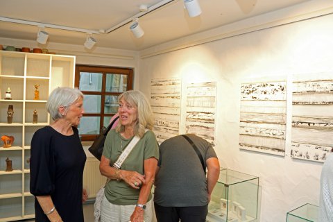 Impressionen der Vernissage von Marietta Kopriva-Vogelmann am 21.06.2024