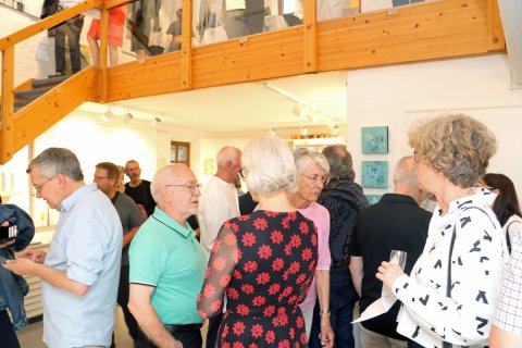 Impressionen der Vernissage von Marietta Kopriva-Vogelmann am 21.06.2024
