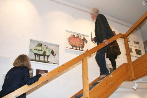 Impressionen der Vernissage von Werner Lehmann am 08.09.2017