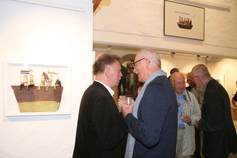 Impressionen der Vernissage von Werner Lehmann am 08.09.2017