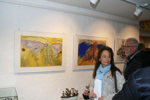 Impressionen der Vernissage von Roland Bentz am 29.10.2017