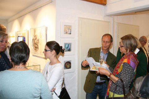 Impressionen der Vernissage von Roland Bentz am 29.10.2017