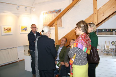 Impressionen der Vernissage von Roland Bentz am 29.10.2017