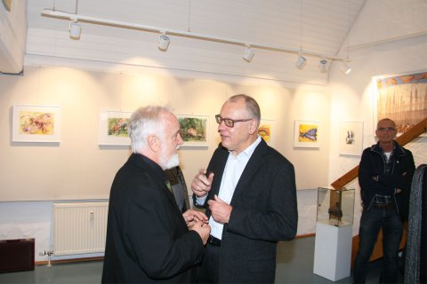 Impressionen der Vernissage von Roland Bentz am 29.10.2017