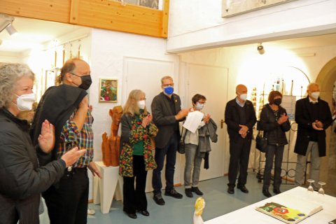 Impressionen der Vernissage von Hans Mendler