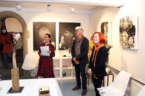 Impressionen der Vernissage von Hans Mendler