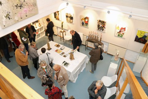 Impressionen der Vernissage von Hans Mendler