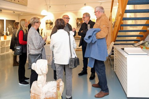 Impressionen der Vernissage von Hans Mendler