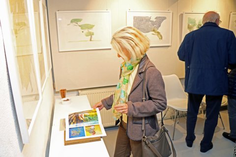 Impressionen der Vernissage von Dieter Huthmacher am 4.10.2024