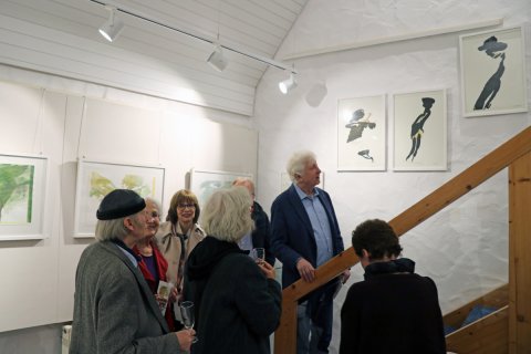 Impressionen der Vernissage von Dieter Huthmacher am 4.10.2024