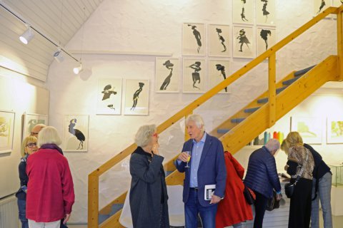 Impressionen der Vernissage von Dieter Huthmacher am 4.10.2024