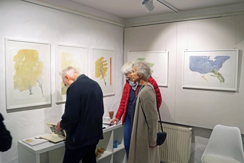 Impressionen der Vernissage von Dieter Huthmacher am 4.10.2024